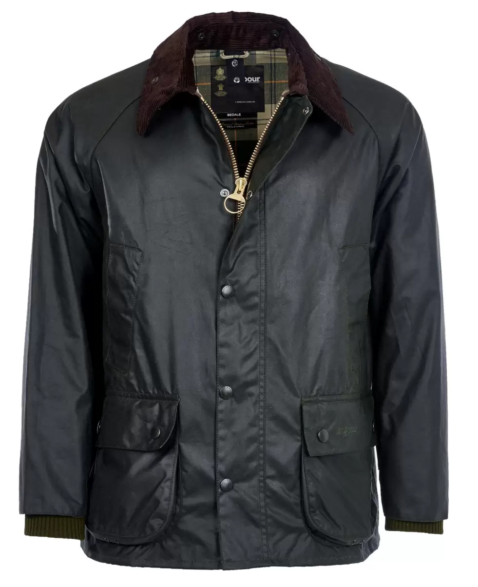 Robust Waxed Jackets Men Bark Barbour Bedale® Wax Jacket - 1