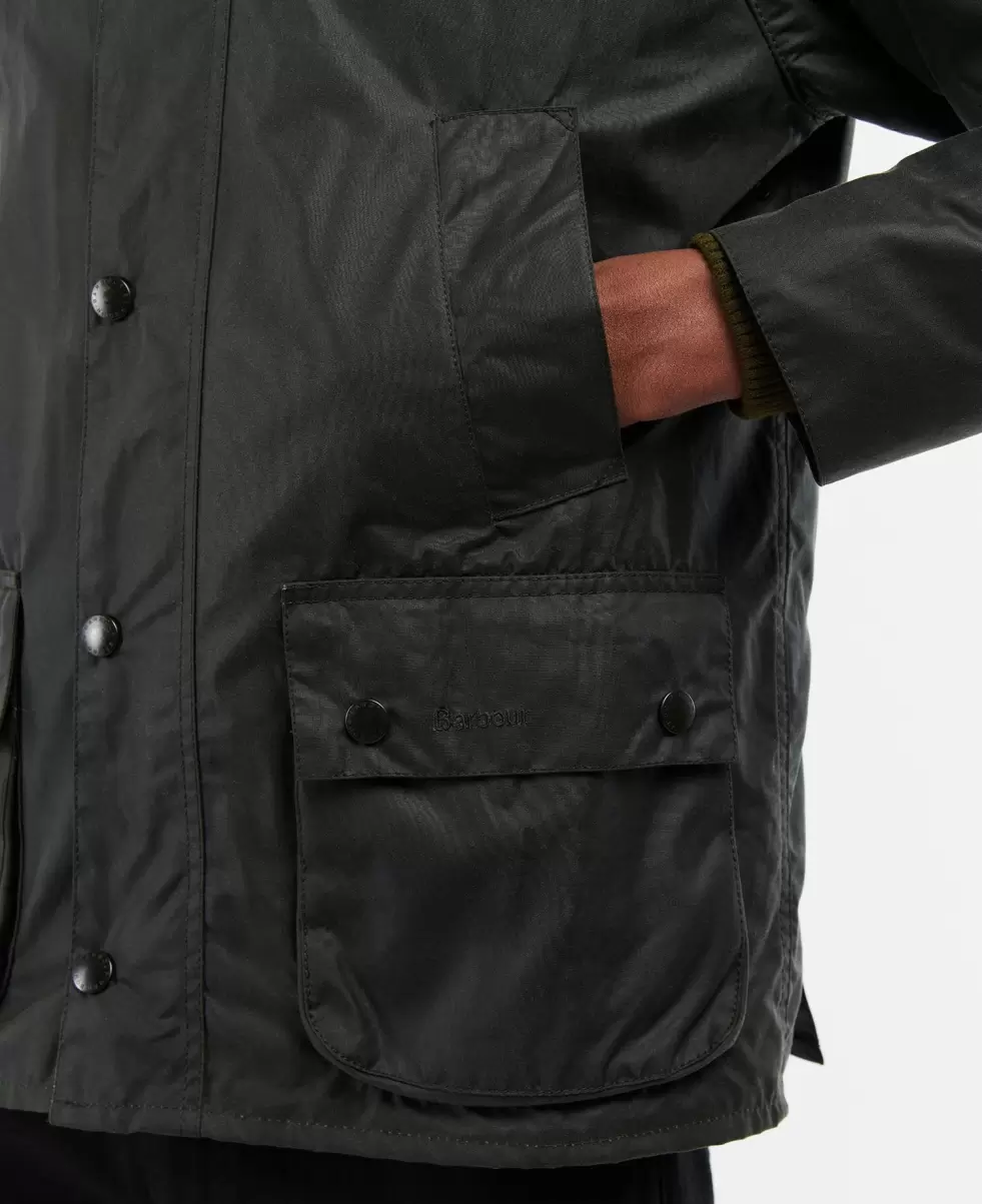 Robust Waxed Jackets Men Bark Barbour Bedale® Wax Jacket - 6