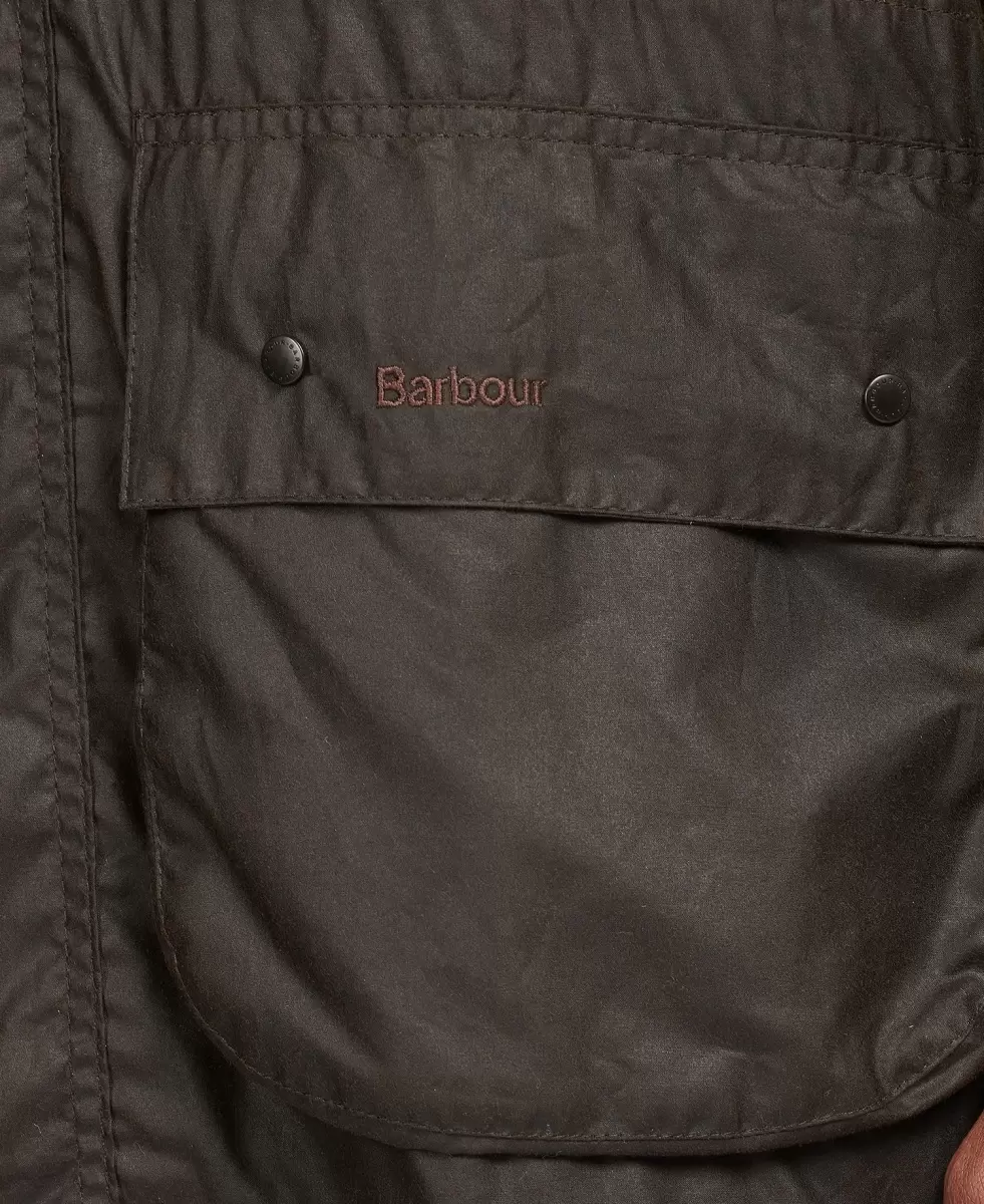 Barbour Classic Durham® Wax Jacket Olive Waxed Jackets Men Easy - 6