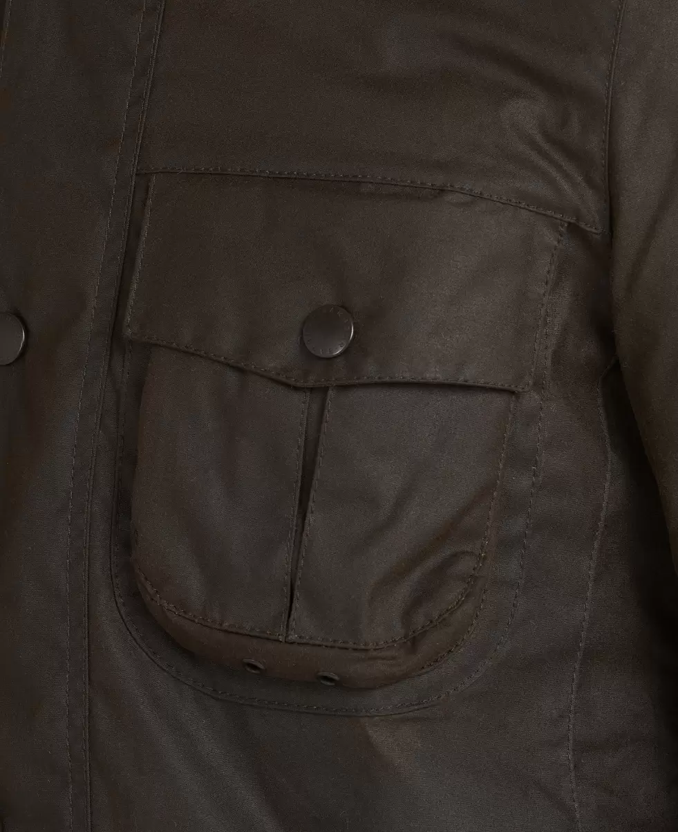 Rustic Men Discounted Waxed Jackets Barbour Corbridge Wax Jacket - 10