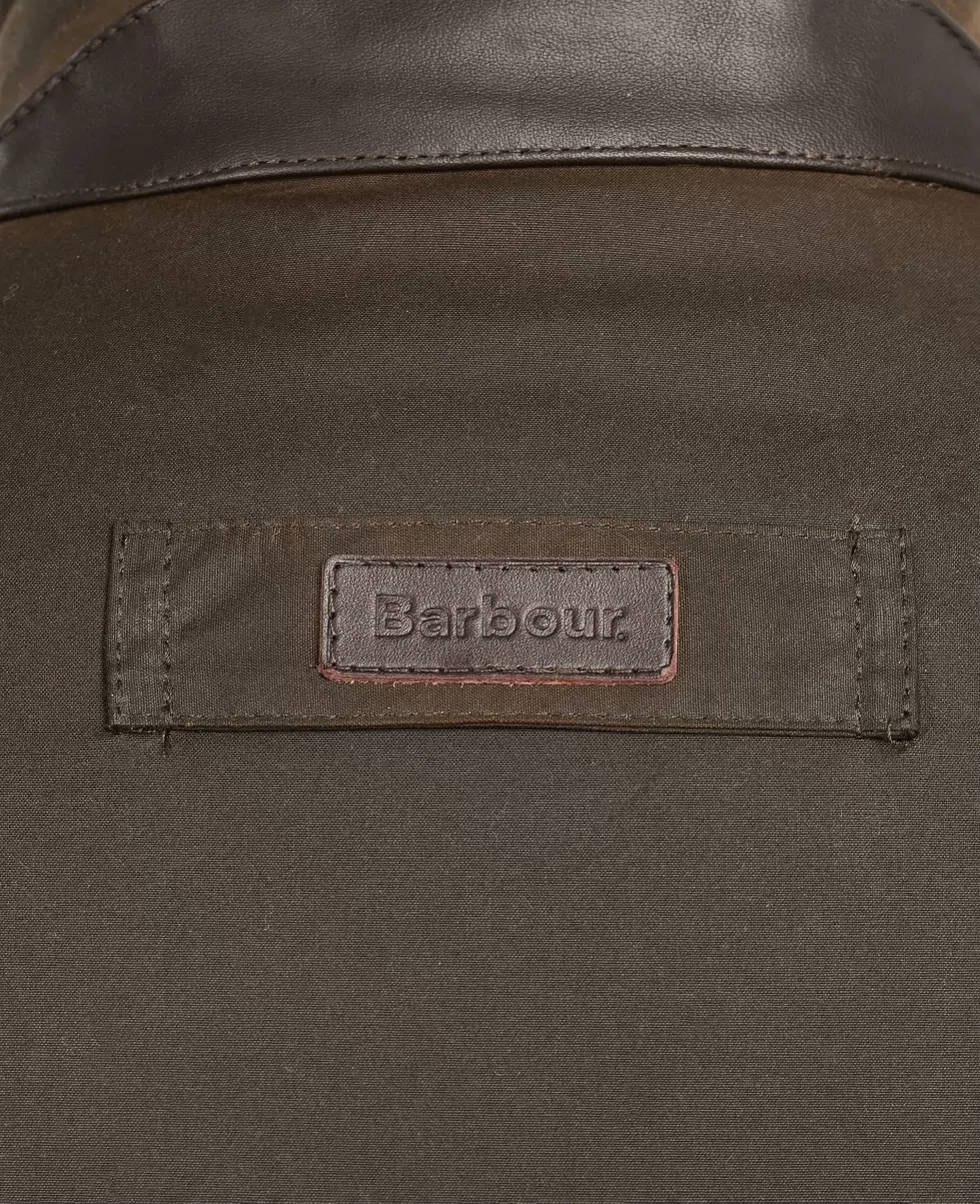 Waxed Jackets Olive Barbour Prestbury Wax Jacket Men Reliable - 5