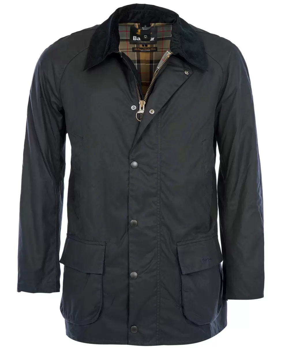 Olive Barbour Bristol Wax Jacket Proven Waxed Jackets Men - 1