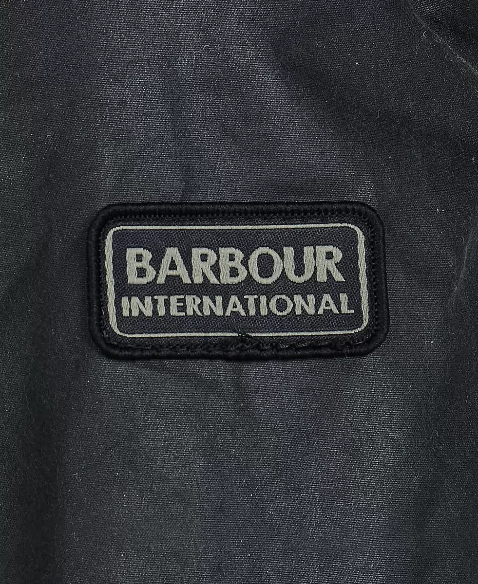Men Waxed Jackets Proven Barbour B.intl Duke Waxed Jacket Black - 6