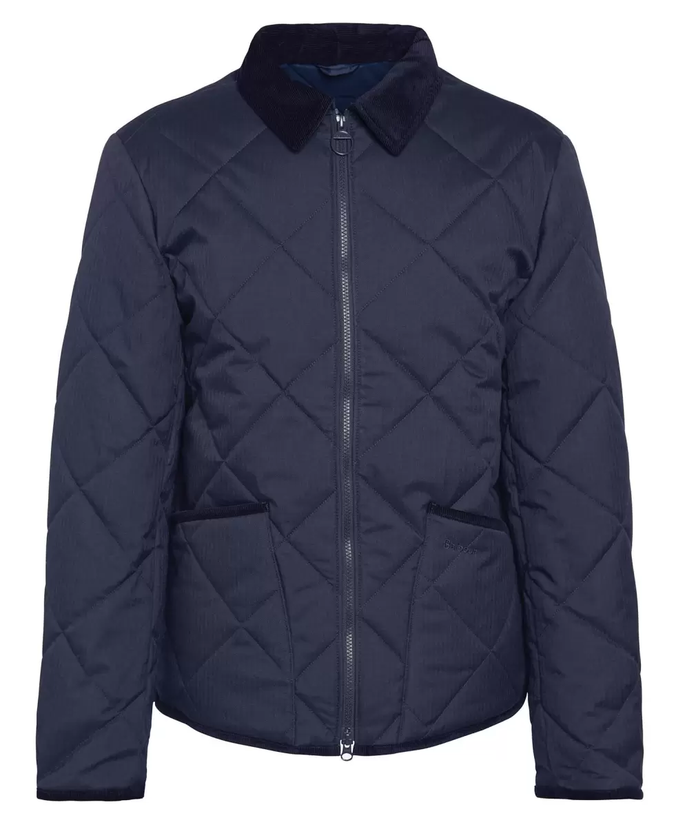 Barbour Easton Liddesdale Quilted Jacket Navy Advanced Men Quilted Jackets - 1
