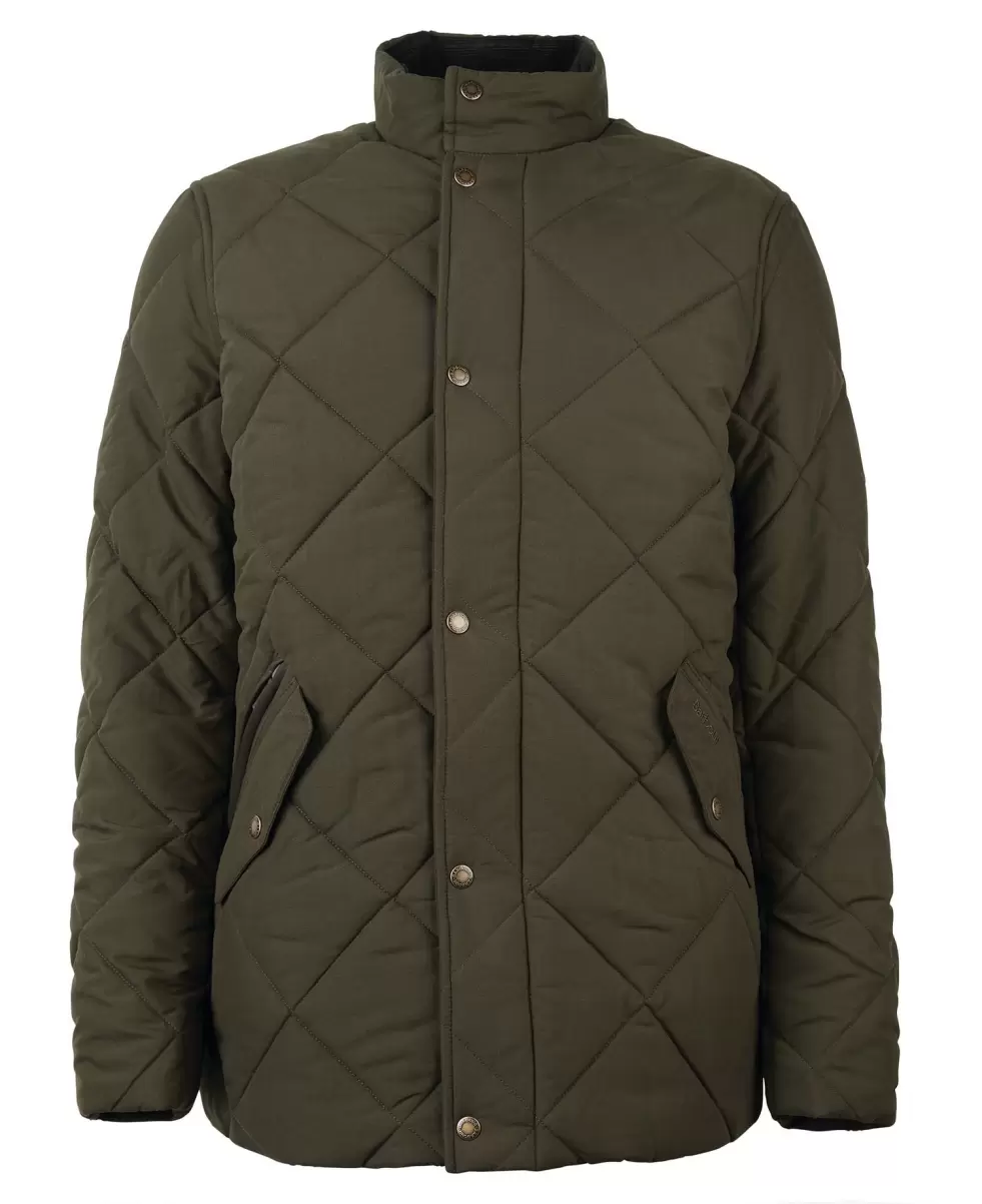 Green Barbour Winter Chelsea Quilted Jacket Quilted Jackets Cutting-Edge Men - 1