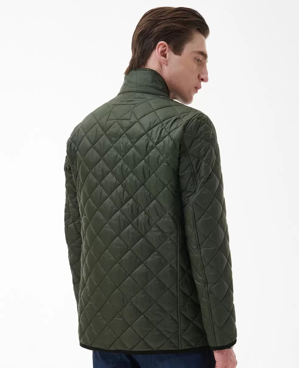 Green Barbour Modern Liddesdale Quilted Jacket Quilted Jackets Reliable Men - 3