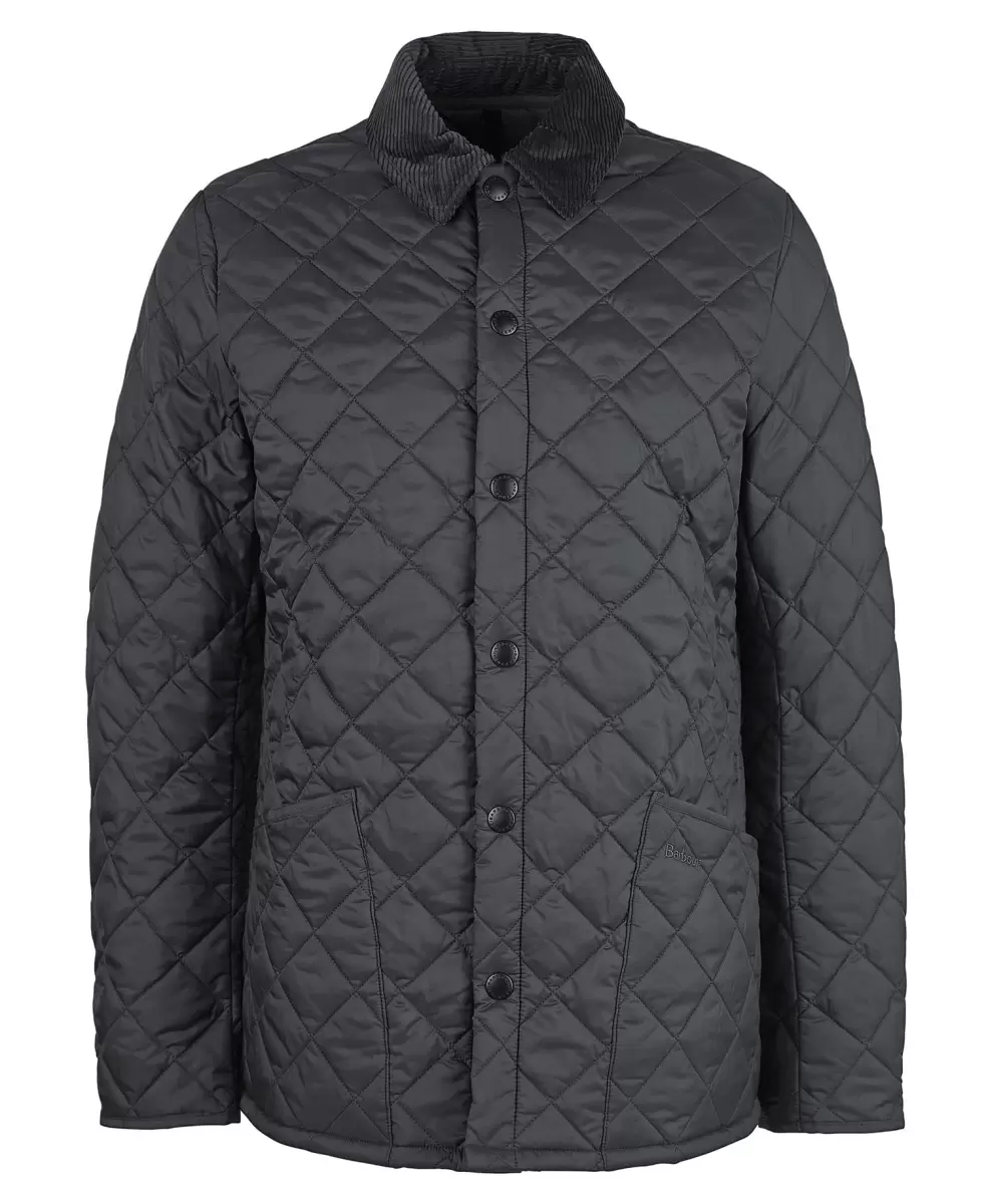 Barbour Heritage Liddesdale Quilted Jacket Proven Quilted Jackets Men Grey - 1