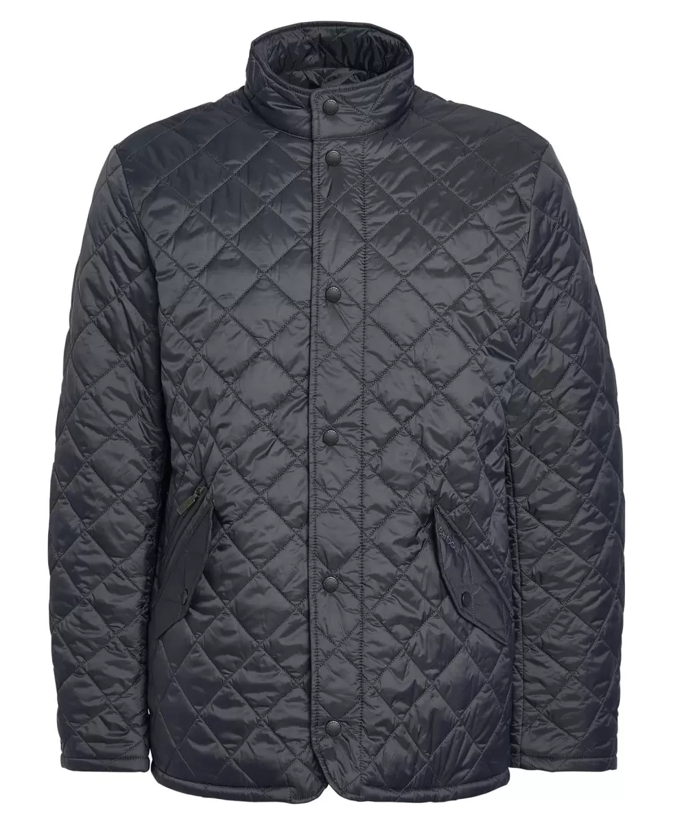 Top Barbour Flyweight Chelsea Quilted Jacket Quilted Jackets Men Grey - 1