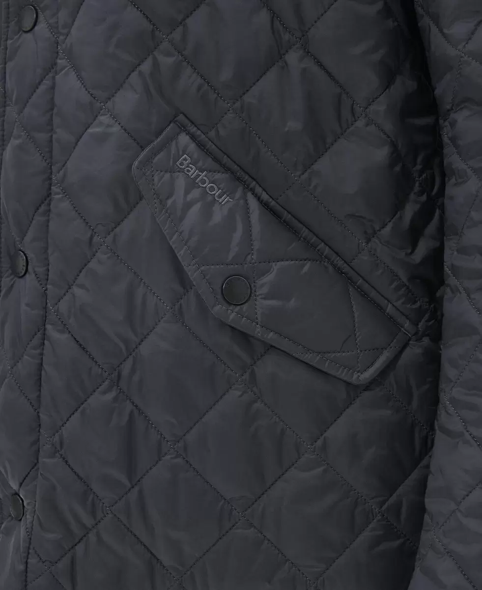 Top Barbour Flyweight Chelsea Quilted Jacket Quilted Jackets Men Grey - 5