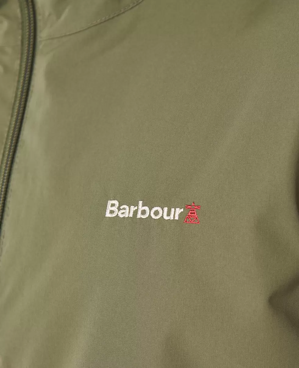 Men Barbour Kenby Showerproof Jacket Fern Casual Jackets Seamless - 6
