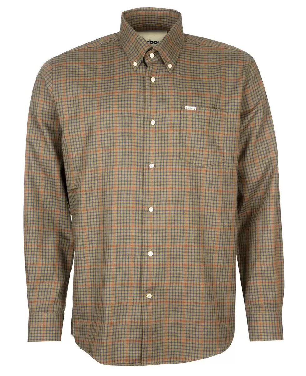 Barbour Henderson Thermo Weave Shirt Limited Navy Men Shirts - 1