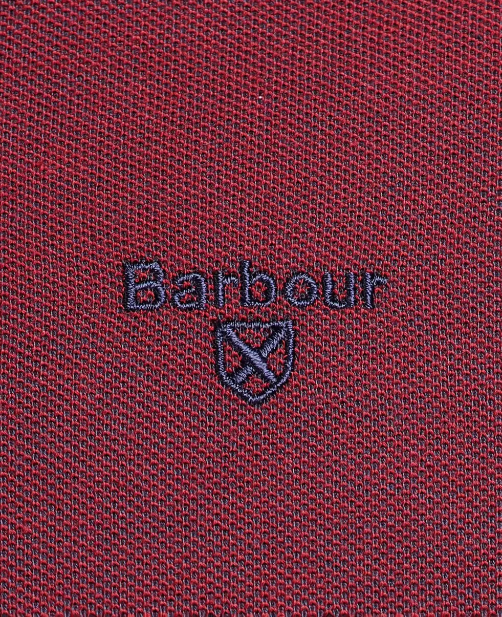 Barbour Sports Mix Polo Shirt Midnight Men Polo Shirts Long-Lasting - 5