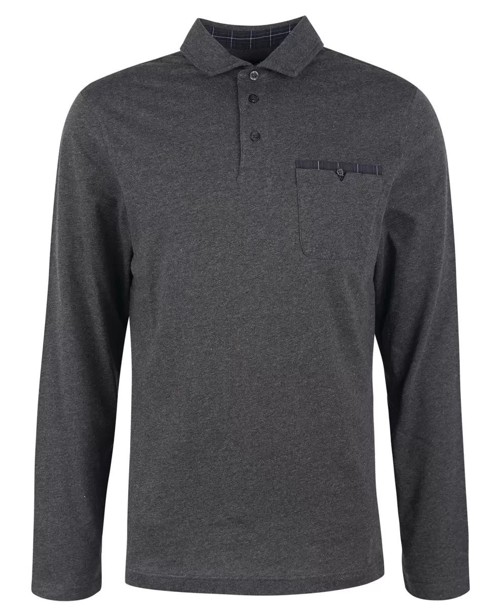 Purchase Polo Shirts Men Grey Barbour Corpatch Polo Shirt - 1