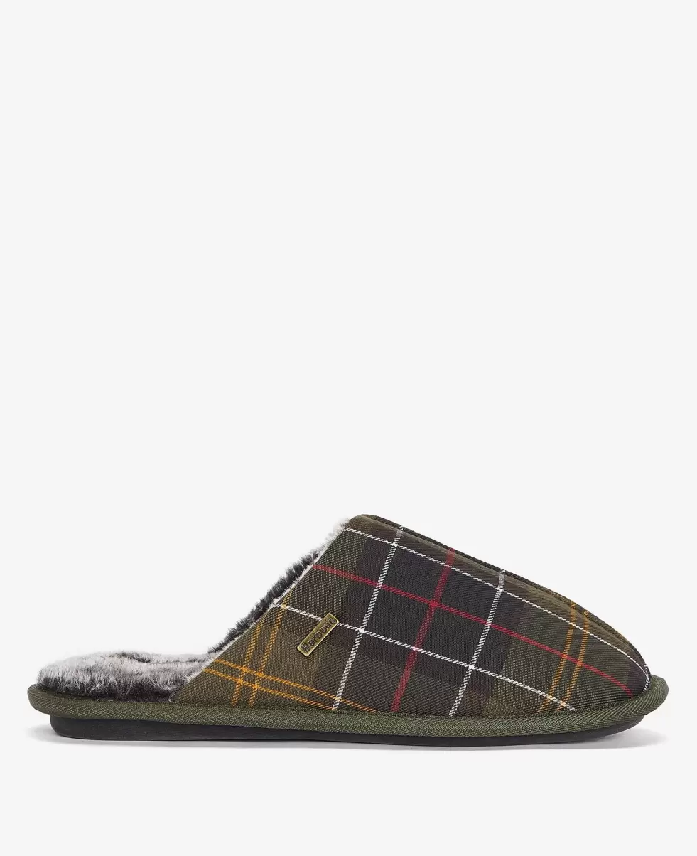 Barbour Young Slippers Slippers Recycled Classic Tartan Eco-Friendly Men