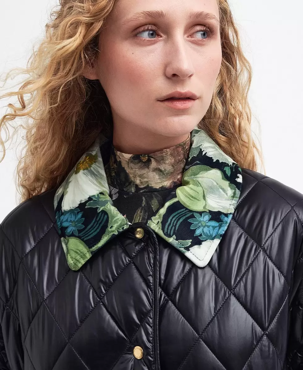 Buy Black Barbour X House Of Hackney Laving Quilted Jacket Women Quilted Jackets - 4