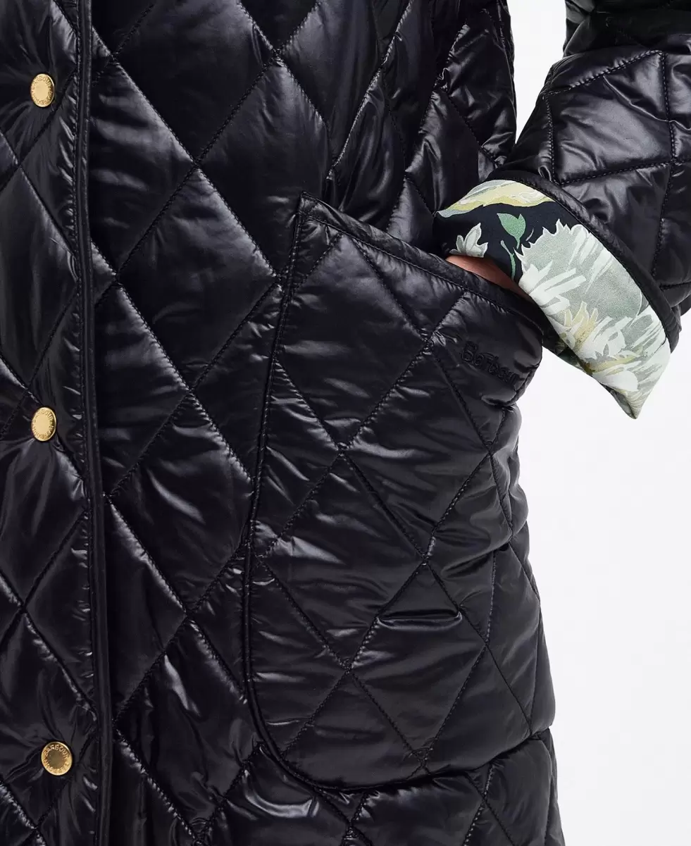 Buy Black Barbour X House Of Hackney Laving Quilted Jacket Women Quilted Jackets - 6