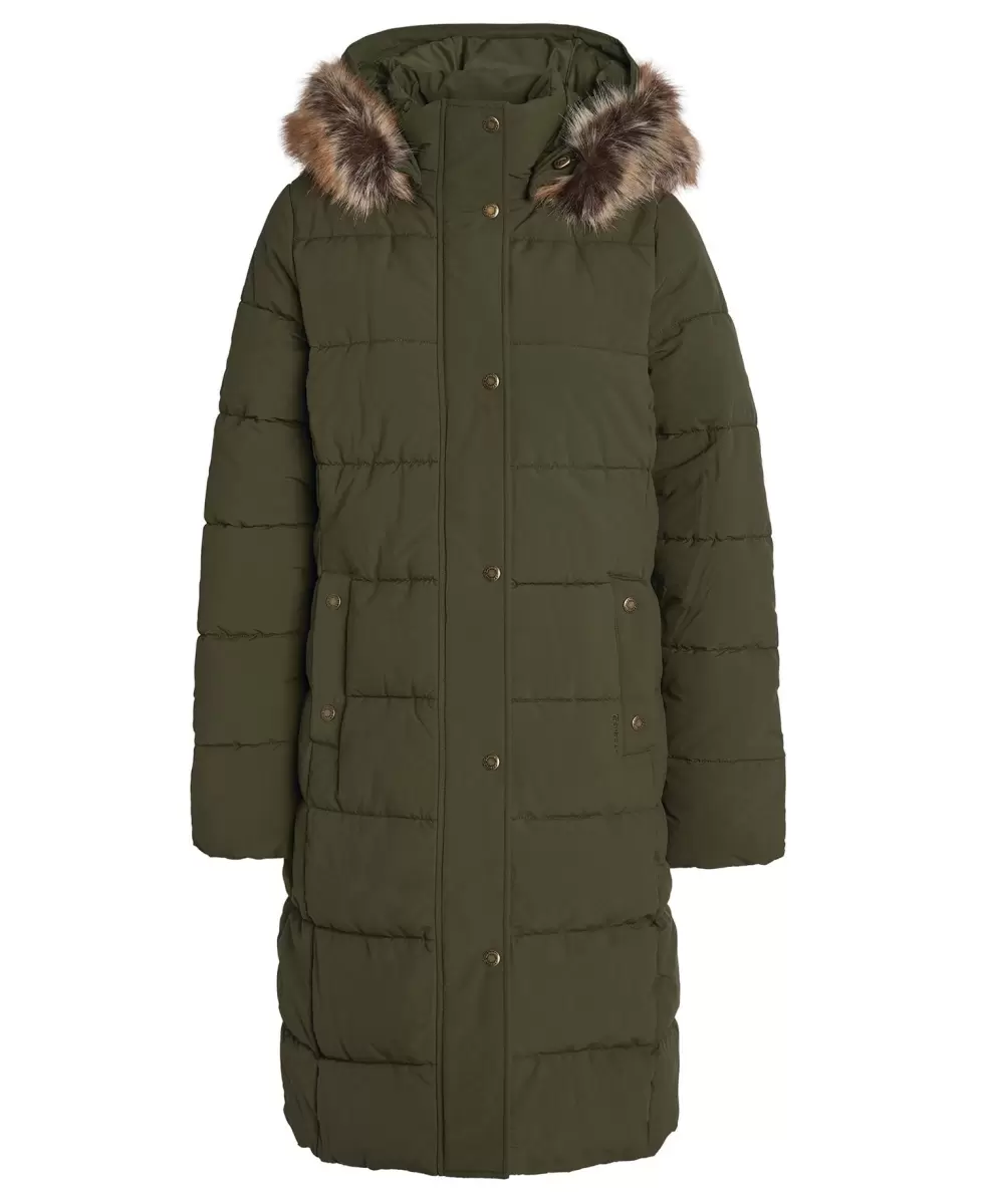 Quilted Jackets Popular Green Barbour Grayling Quilted Jacket Women - 1