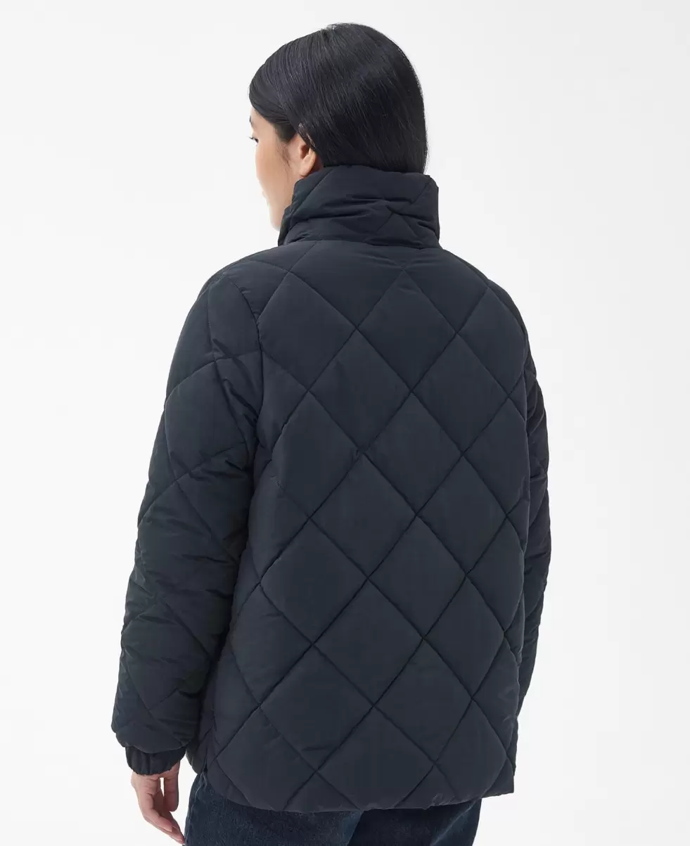 Easy-To-Use Black Barbour Reversible Hudswell Quilted Jacket Quilted Jackets Women - 3