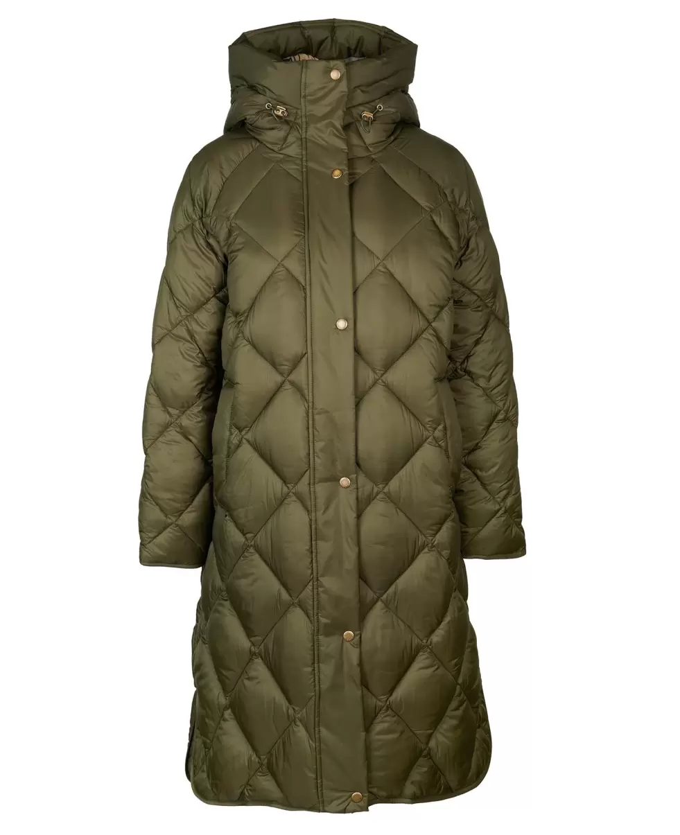 Barbour Sandyford Quilted Jacket Women Cutting-Edge Sage/Ancient Quilted Jackets - 1
