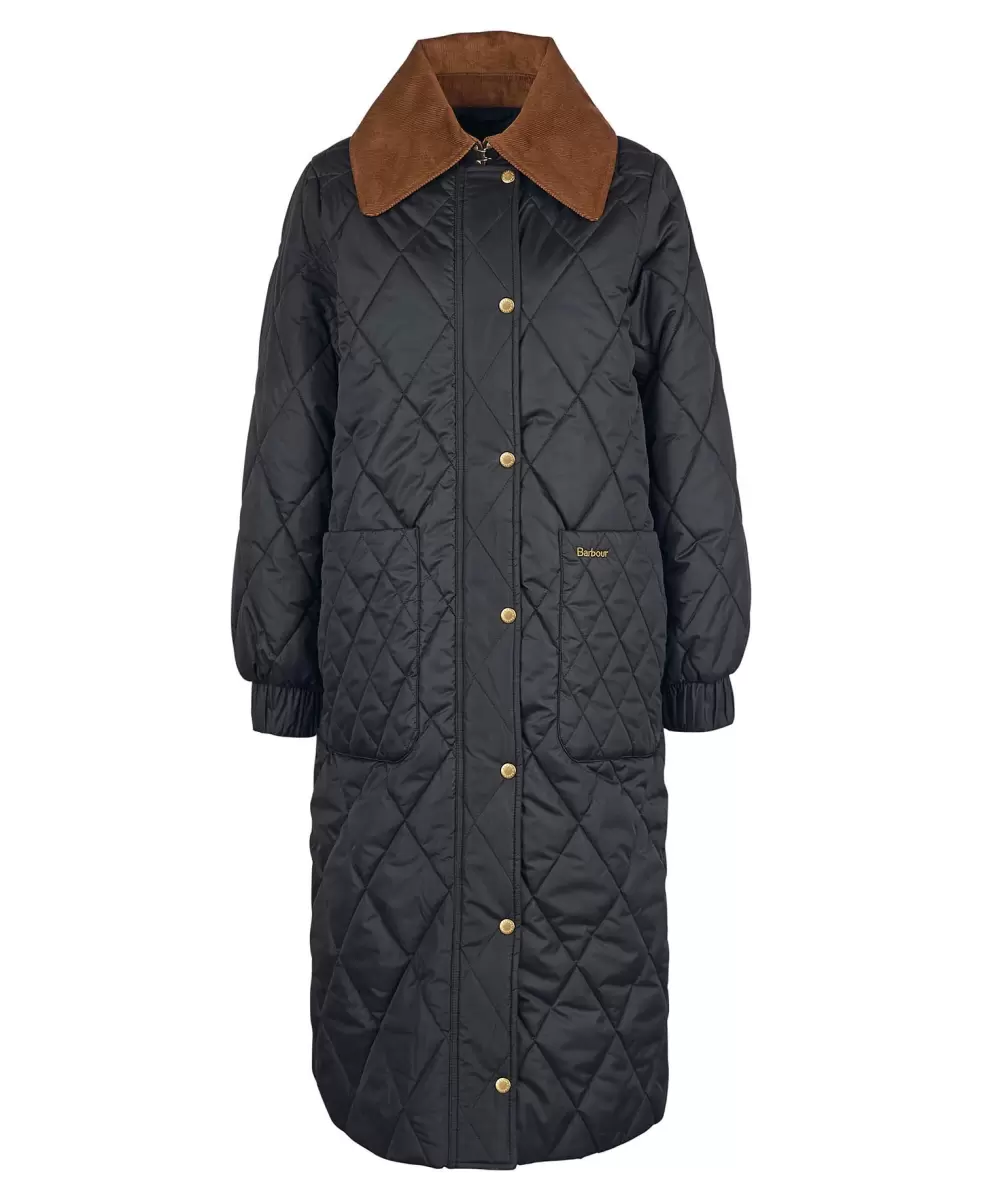 Barbour Marsett Quilted Jacket Quilted Jackets Black Quick Women - 1