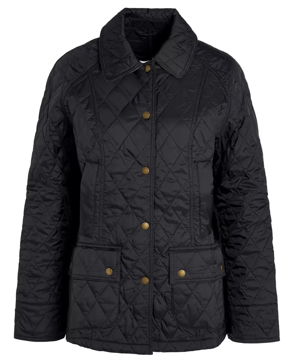 Barbour Summer Beadnell Quilted Jacket Pearl Women Quilted Jackets Optimize - 1