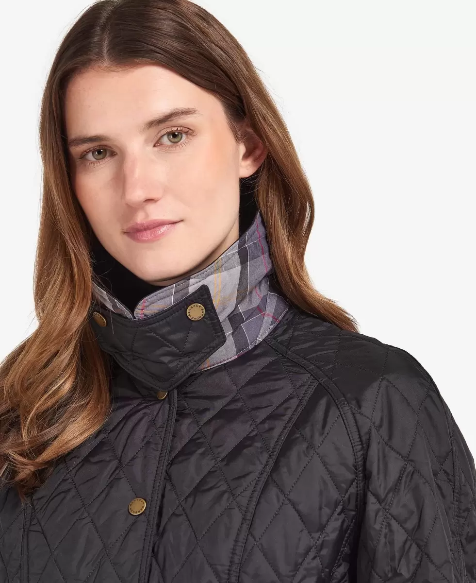 Barbour Summer Beadnell Quilted Jacket Pearl Women Quilted Jackets Optimize - 6
