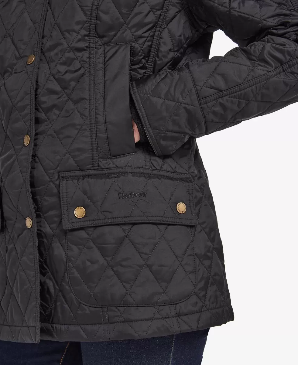 Barbour Summer Beadnell Quilted Jacket Pearl Women Quilted Jackets Optimize - 7