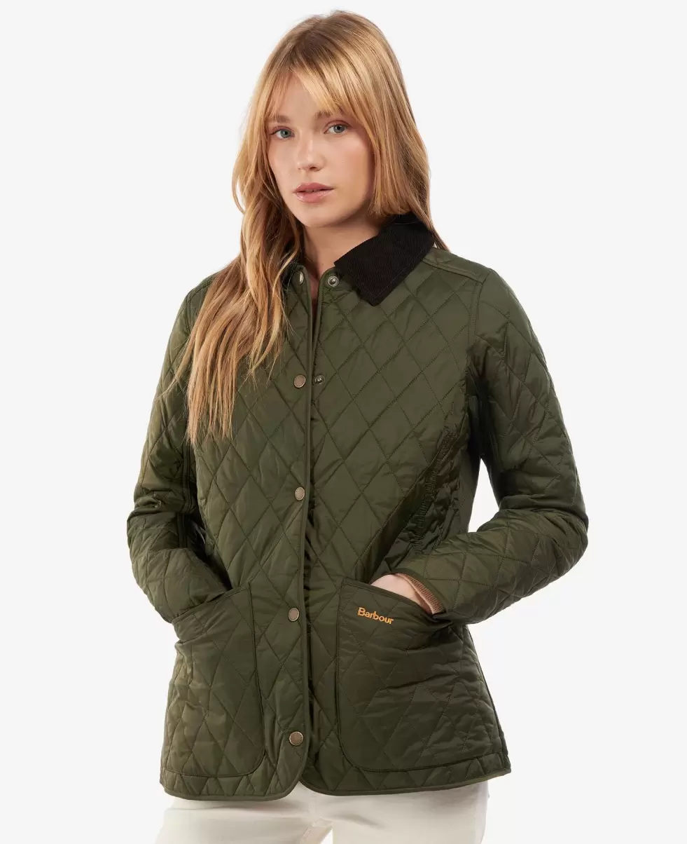 Relaxing Quilted Jackets Women Barbour Annandale Quilted Jacket Doeskin