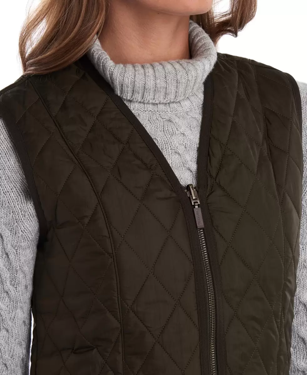 Barbour Betty Interactive Liner Gilets & Liners Trusted Dark Olive Women - 5