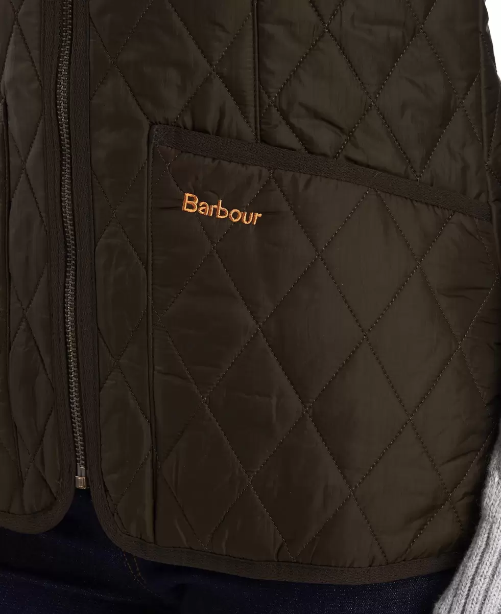 Barbour Betty Interactive Liner Gilets & Liners Trusted Dark Olive Women - 6