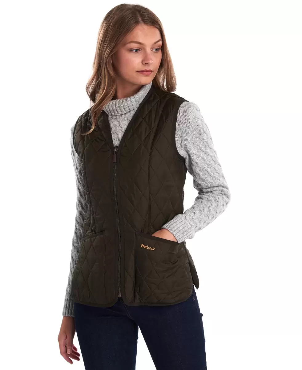 Barbour Betty Interactive Liner Gilets & Liners Trusted Dark Olive Women