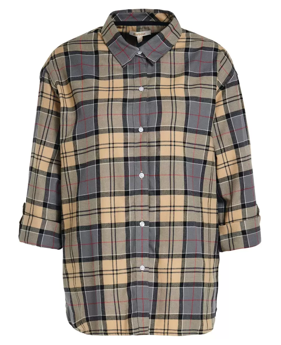 Shirts & Blouses Women Multi Affordable Barbour Elishaw Relaxed Shirt - 1