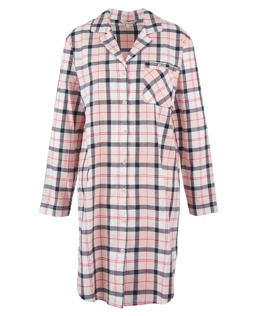 Pink Barbour Etta Nightshirt Shirts & Blouses Lowest Price Guarantee Women - 1