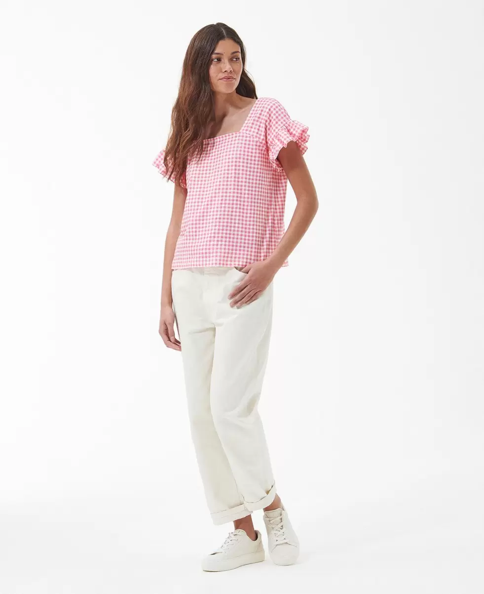 Sale T-Shirts Classic Multi Barbour Pansy Top Women - 2