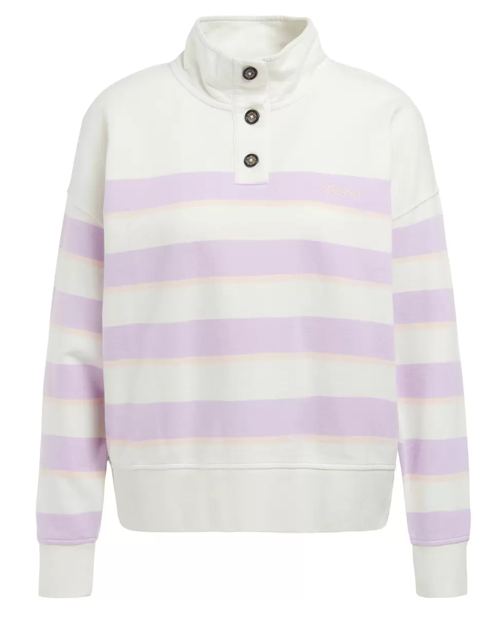 Hoodies & Sweatshirts Fresh Barbour Snapdragon Sweatshirt Women Multi Stripe - 1