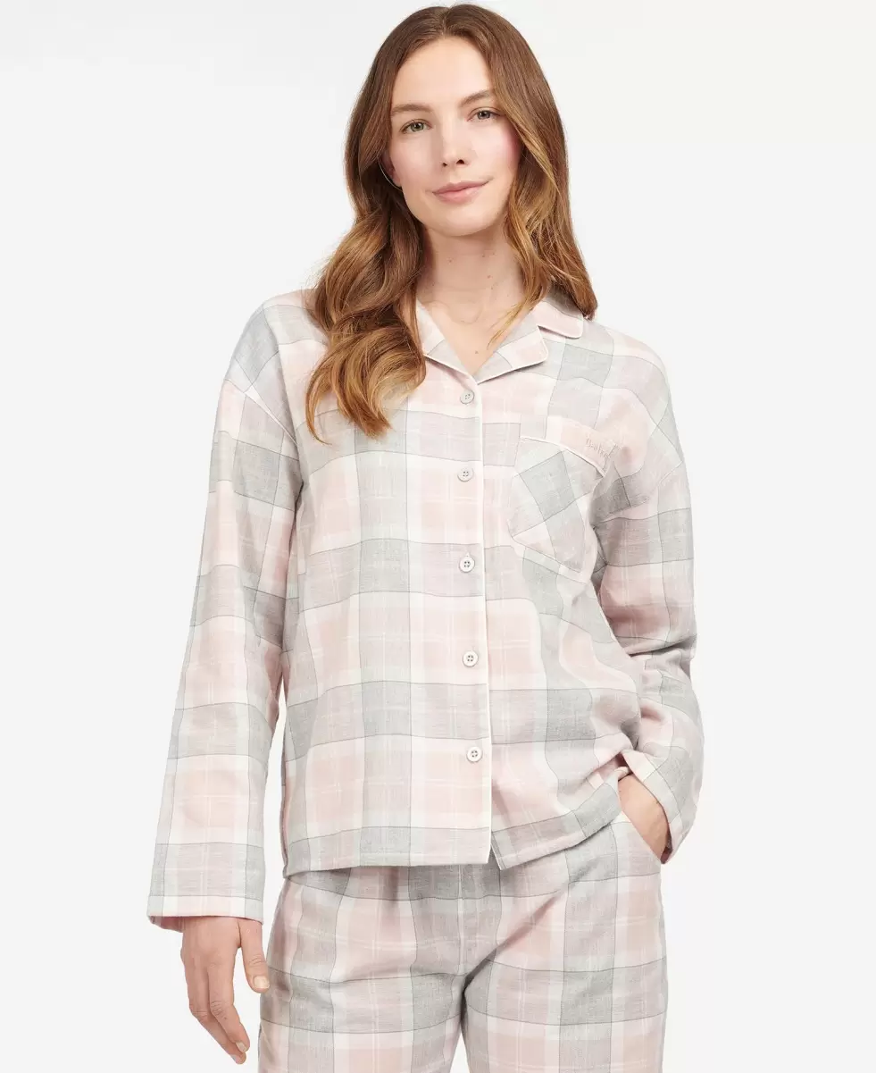 Pink Tartan Barbour Schlafanzug-Set Ellery Women Nightwear Charming