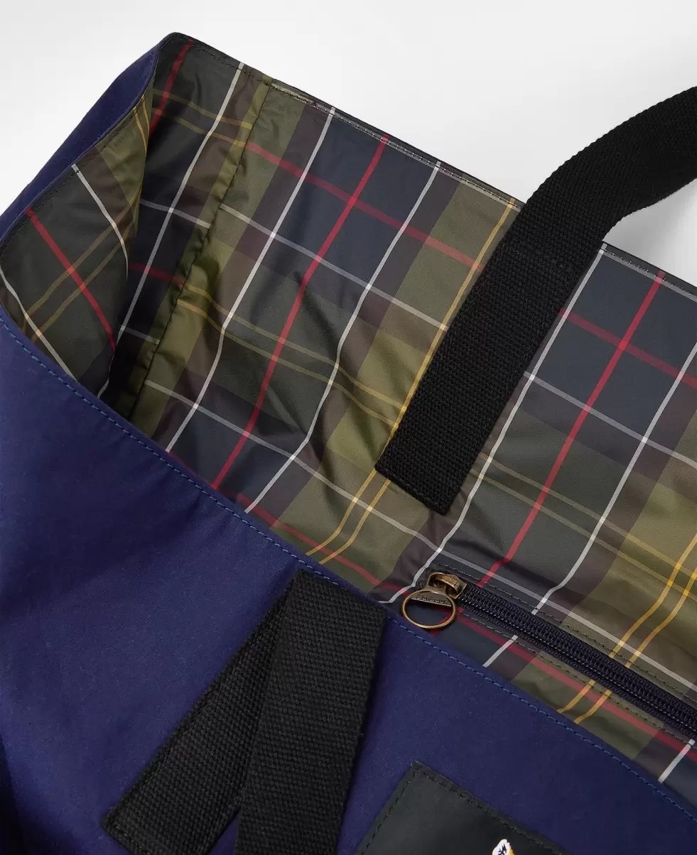 Slashed Accessories Bags & Luggage Barbour X Maison Kitsuné Reversible Tote Bag Dark Navy - 8