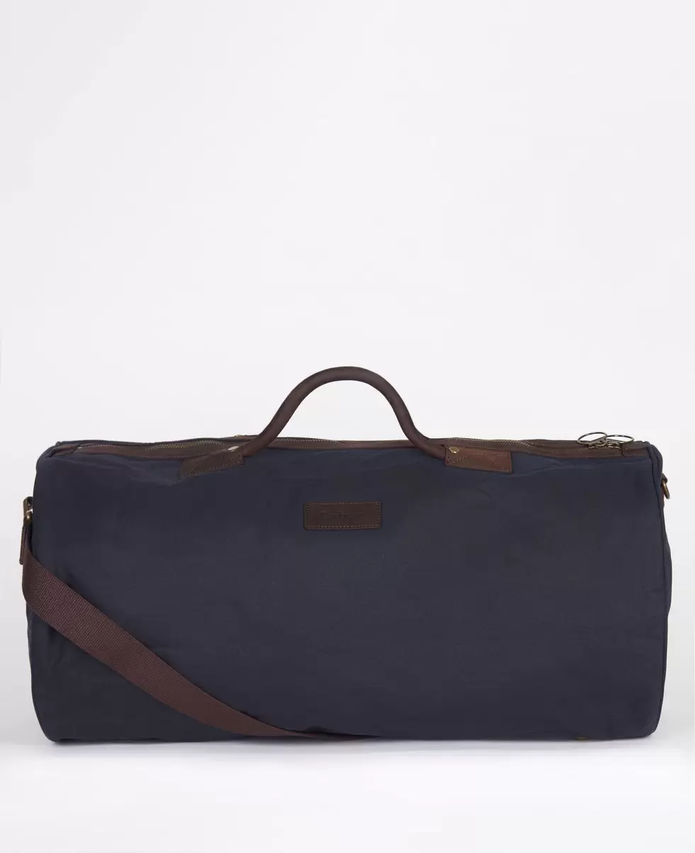 Barbour Wax Holdall Bags & Luggage Dependable Navy Accessories - 1
