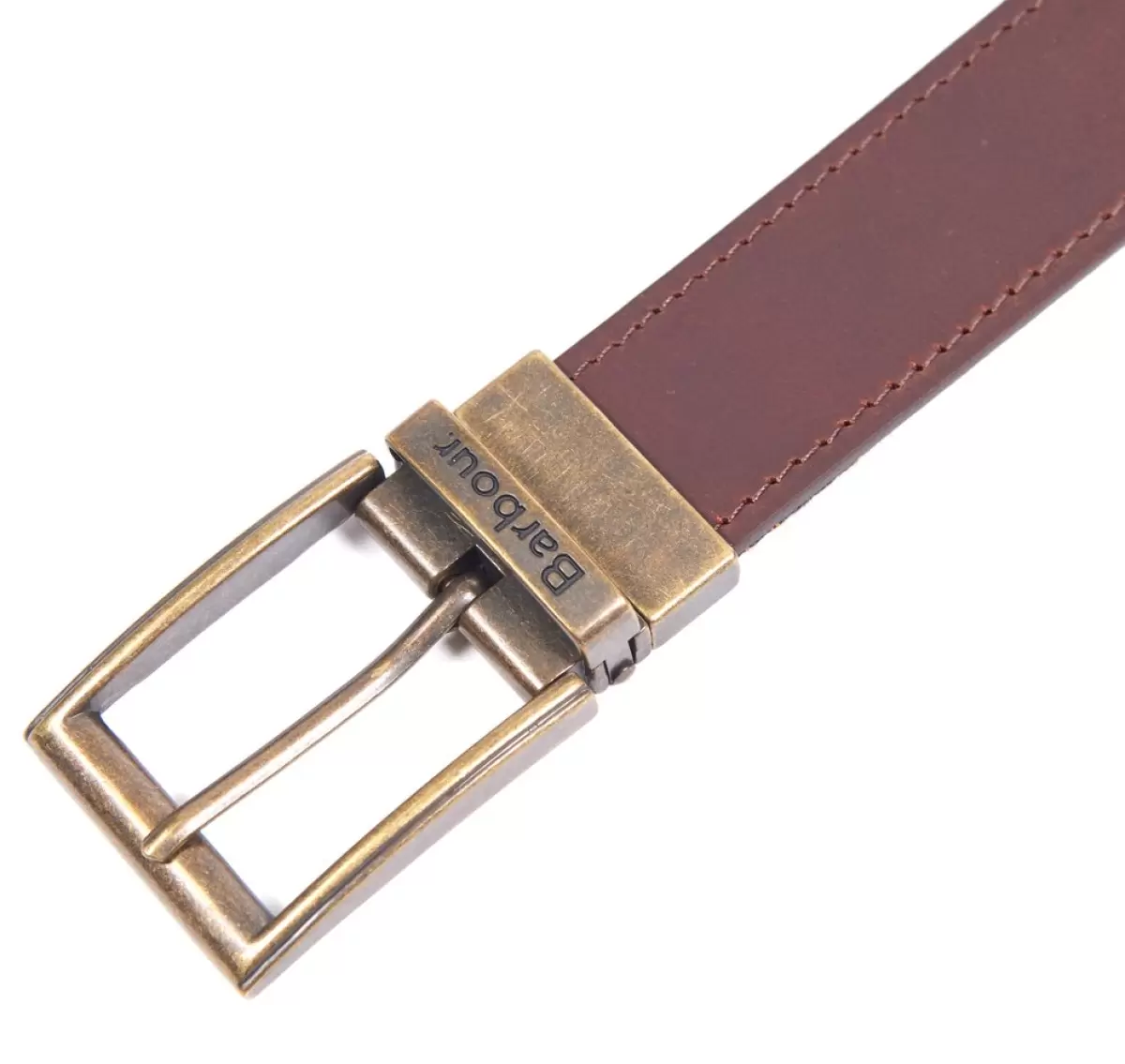Classic Tartan/Brown Belts Accessories Effective Barbour Reversible Tartan Leather Belt - 4