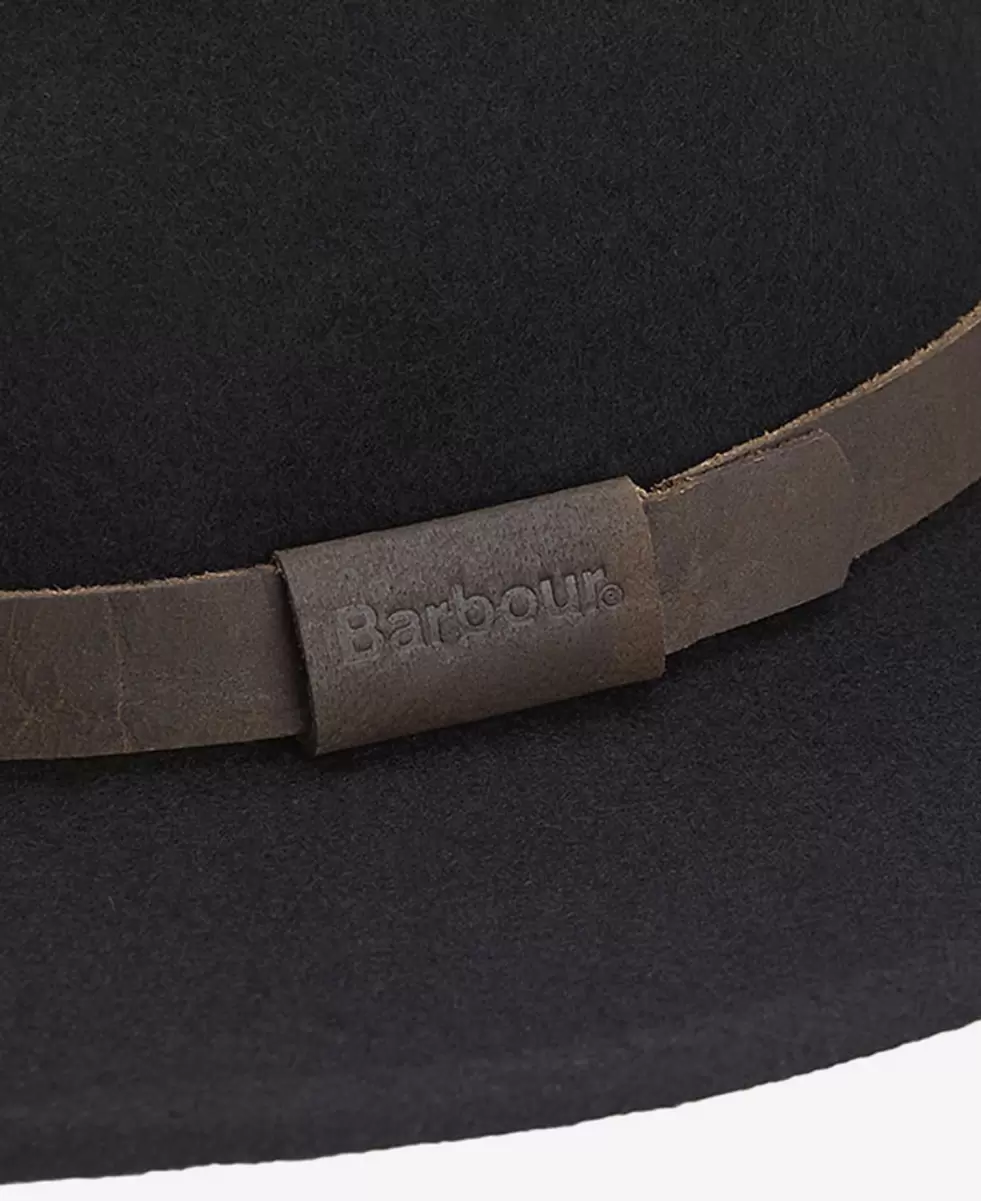 Barbour Crushable Bushman Hat Simple Accessories Olive Hats & Gloves - 3