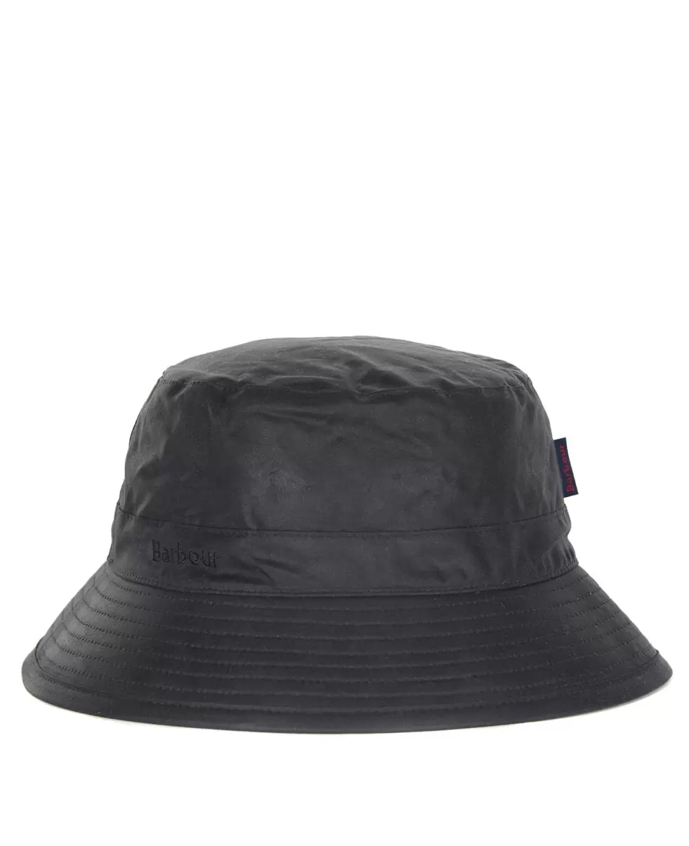 Hats & Gloves Olive Accessories Secure Barbour Wax Bucket Hat