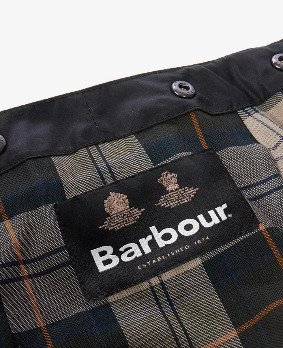 Barbour Wax Cotton Hood Black Accessories Last Chance Hoods & Liners - 2
