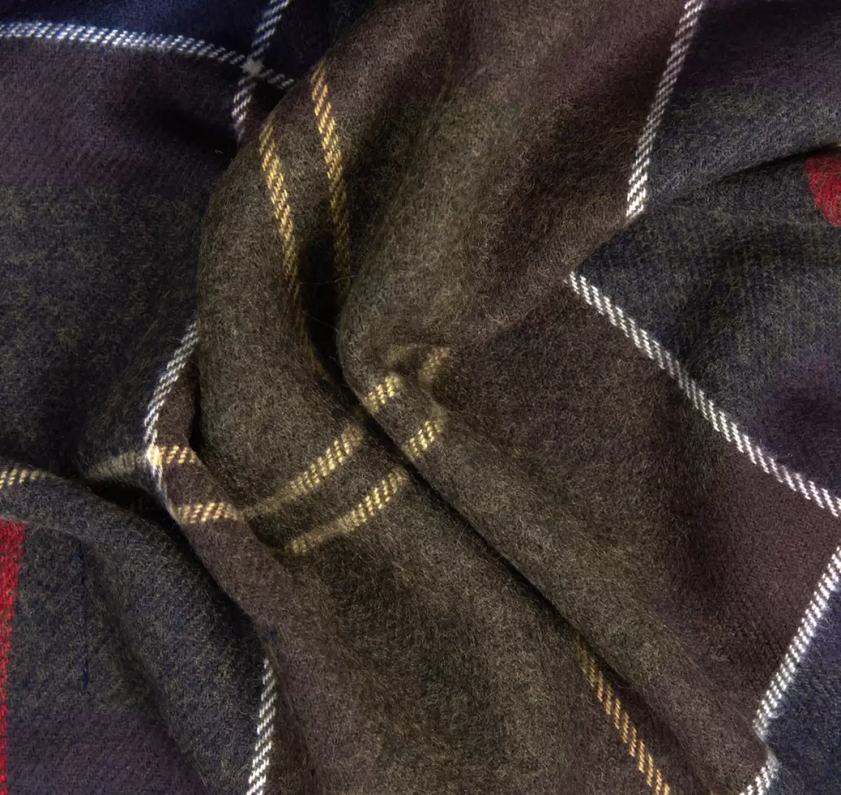 Serene Classic Accessories Scarves & Handkerchiefs Barbour Galingale Tartan Scarf - 3