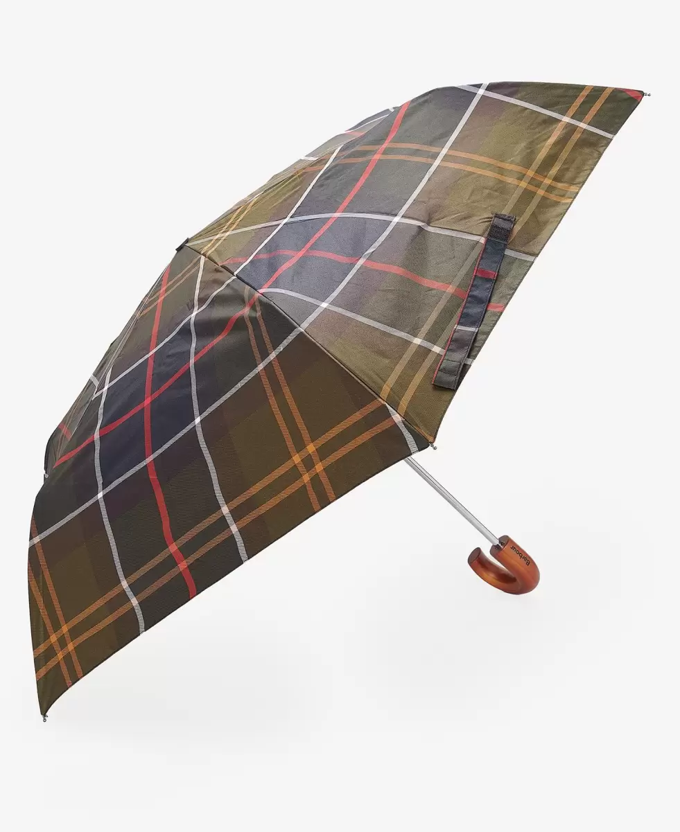 Barbour Tartan Mini Umbrella Umbrellas Accessories Classic Discount - 2