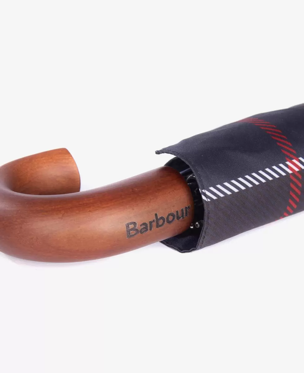 Barbour Tartan Mini Umbrella Umbrellas Accessories Classic Discount - 4