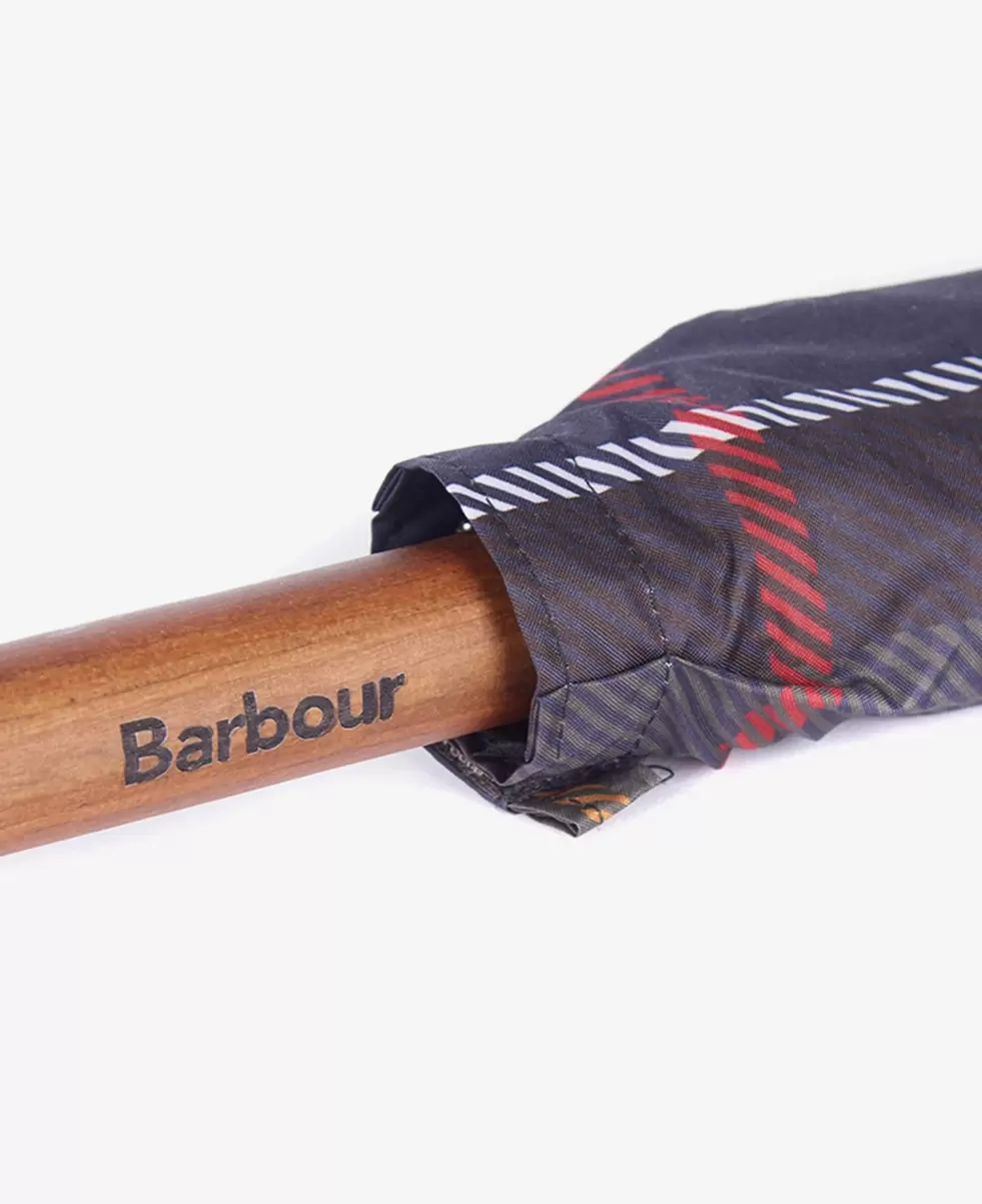 Offer Classic Accessories Barbour Tartan Walker Umbrella Umbrellas - 3