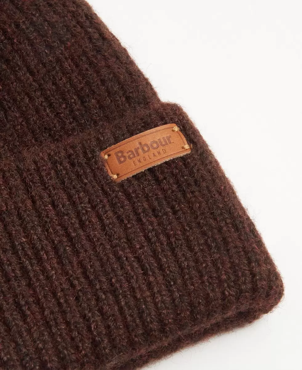 Brown Accessories Barbour Pendle Beanie Hats & Gloves Latest - 2