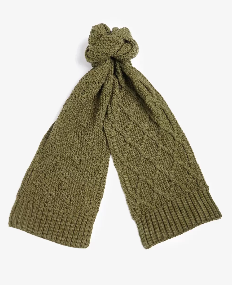 Barbour Ridley Beanie & Scarf Gift Set Accessories Beauty Hats & Gloves Green - 1