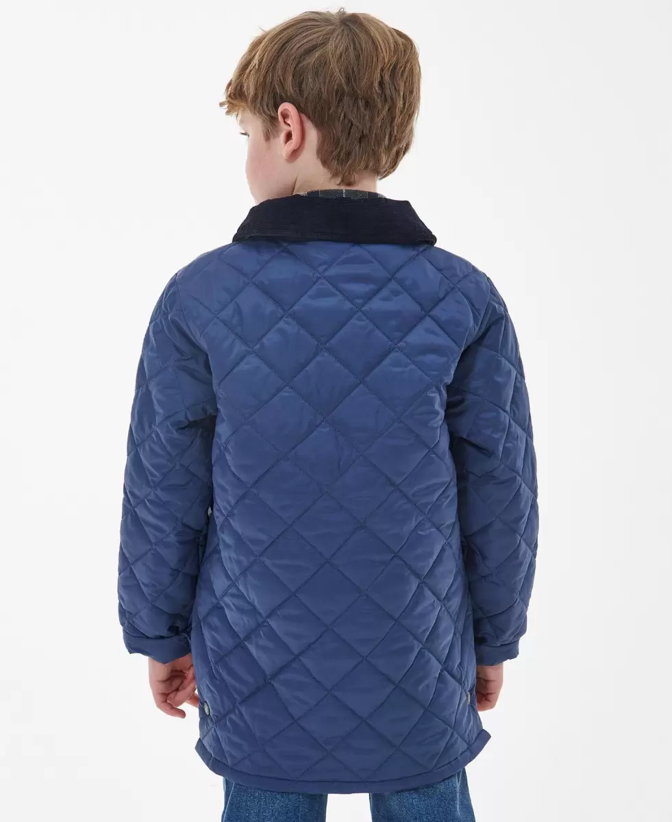 Blue Custom Kids Quilted Jackets Barbour Boys' Liddesdaleâ® Quilted Jacket - 3