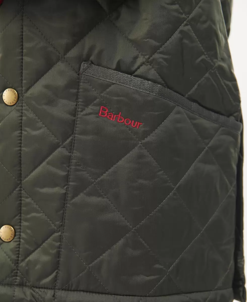 Navy Barbour Boys' Liddesdale Quilted Jacket Quilted Jackets Kids Unbelievable Discount - 5